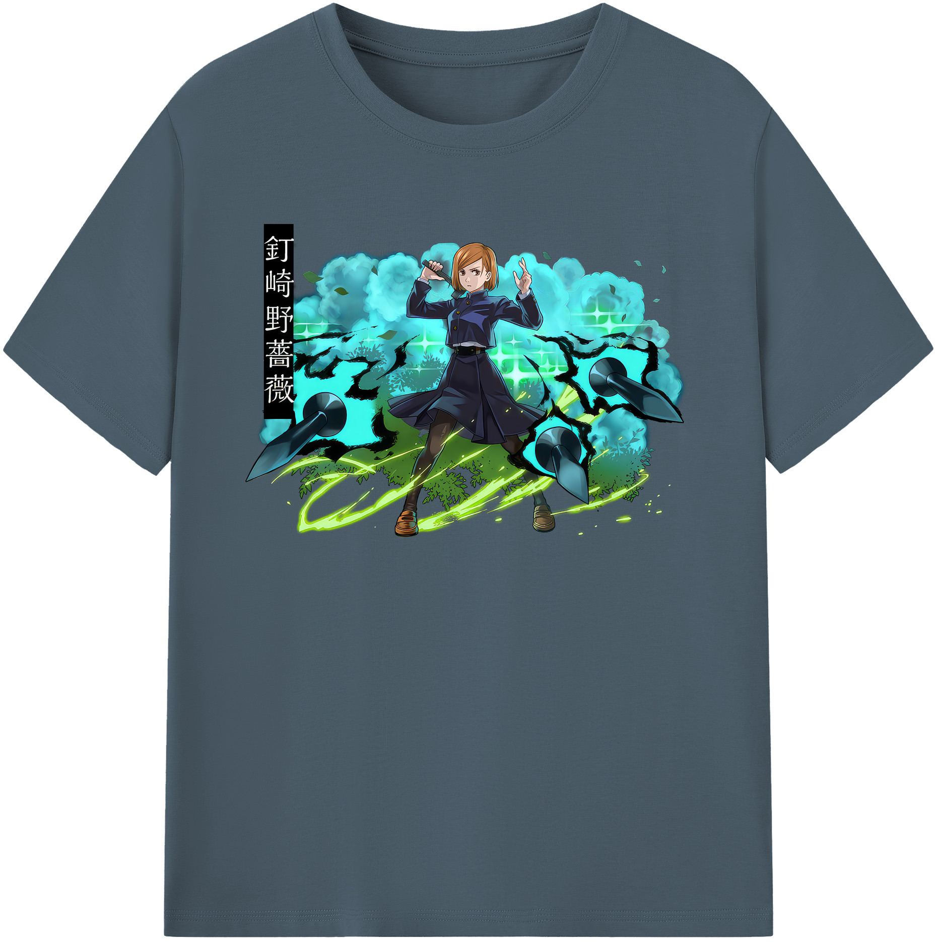 （画像用） 呪術廻戦 Jujutsu Kaisen 綿100％半袖Tシャツ（フロントプリント）